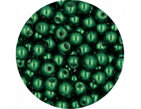 75 PERŁA PERŁY PEREŁKI SZKLANE 6mm 30szt