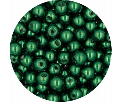 75 PERŁA PERŁY PEREŁKI SZKLANE 6mm 30szt