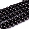 B82 KORALIKI SZKLANE PERŁY KULE SZNUR 8mm 42szt
