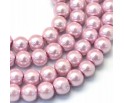47 KORALIKI SZKLANE PERŁY KULE SZNUR 8mm 42szt