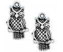 Zawieszka metalowa charms SOWA 21x11mm 2szt