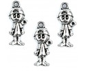 Zawieszka metalowa charms CHŁOPIEC 19x8mm 3szt