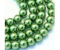 49 KORALIKI SZKLANE PERŁY KULE SZNUR 8mm 42szt