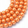 36 KORALIKI SZKLANE PERŁY KULE SZNUR 8mm 42szt