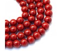 35 KORALIKI SZKLANE PERŁY KULE SZNUR 8mm 42szt