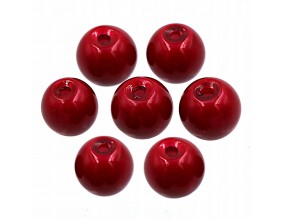 35 KORALIKI SZKLANE PERŁY PERŁA KULE 8mm 20szt