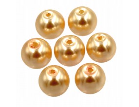 B62 KORALIKI SZKLANE PERŁY PERŁA KULE 8mm 20szt