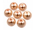 18 KORALIKI SZKLANE PERŁY PERŁA KULE 8mm 20szt