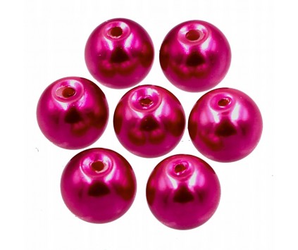 10 KORALIKI SZKLANE PERŁY PERŁA KULE 8mm 20szt