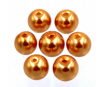 36 KORALIKI SZKLANE PERŁY PERŁA KULE 8mm 20szt