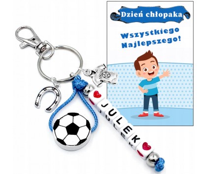BRELOK IMIE PREZENT DZIEŃ CHŁOPAKA PASOWANIE NA UCZNIA PREZENT SZKOŁA UCZEŃ
