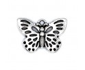 Zawieszka metalowa charms MOTYL Ażurowy 24mm 1szt