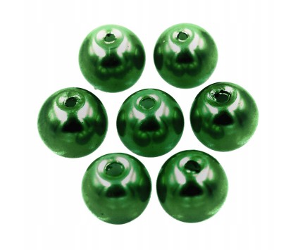 49 KORALIKI SZKLANE PERŁY PERŁA KULE 8mm 20szt