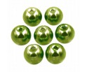 43 KORALIKI SZKLANE PERŁY PERŁA KULE 8mm 20szt