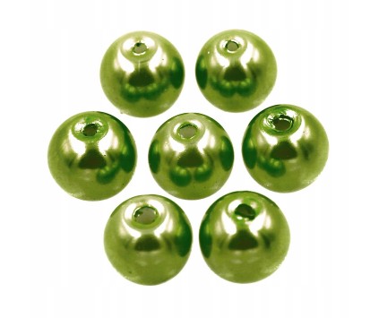43 KORALIKI SZKLANE PERŁY PERŁA KULE 8mm 20szt