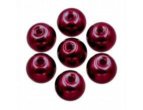 39 KORALIKI SZKLANE PERŁY PERŁA KULE 8mm 20szt