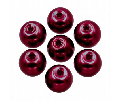 39 KORALIKI SZKLANE PERŁY PERŁA KULE 8mm 20szt