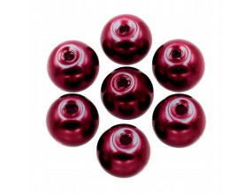 14 KORALIKI SZKLANE PERŁY PERŁA KULE 8mm 20szt