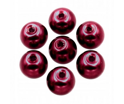 14 KORALIKI SZKLANE PERŁY PERŁA KULE 8mm 20szt
