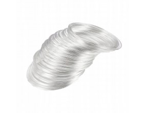 BAZA BRANSOLETY DRUT PAMIĘCIOWY 55mm 20szt JASNY S