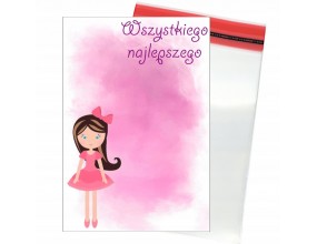 KARTECZKA WSZYSTKIEGO NAJLEPSZEGO + CELOFAN 4szt