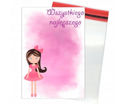 KARTECZKA WSZYSTKIEGO NAJLEPSZEGO + CELOFAN 4szt