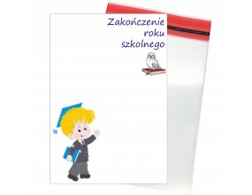 KARTECZKA OPAKOWANIE BRELOKA + CELOFAN ZESTAW 4szt