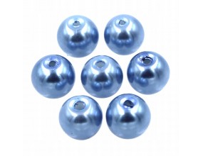 24 KORALIKI SZKLANE PERŁY PERŁA KULE 8mm 20szt