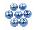 24 KORALIKI SZKLANE PERŁY PERŁA KULE 8mm 20szt