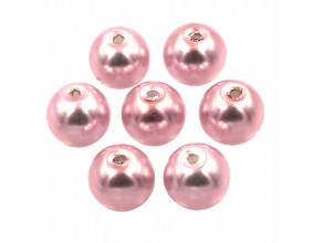 47 KORALIKI SZKLANE PERŁY PERŁA KULE 8mm 20szt