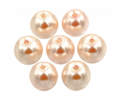 05 KORALIKI SZKLANE PERŁY PERŁA KULE 8mm 20szt