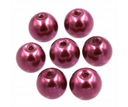 72 KORALIKI SZKLANE PERŁY PERŁA KULE 8mm 20szt