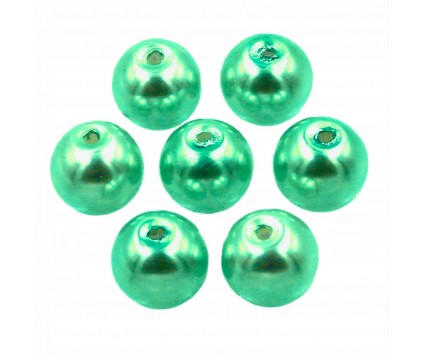 32 KORALIKI SZKLANE PERŁY PERŁA KULE 8mm 20szt