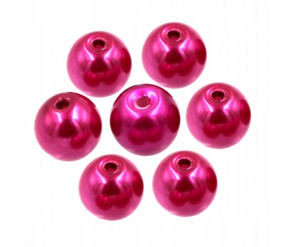 17 KORALIKI SZKLANE PERŁY PERŁA KULE 8mm 20szt