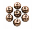 52 KORALIKI SZKLANE PERŁY PERŁA KULE 8mm 20szt