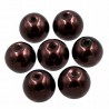 40 KORALIKI SZKLANE PERŁY PERŁA KULE 8mm 20szt