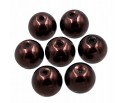 40 KORALIKI SZKLANE PERŁY PERŁA KULE 8mm 20szt