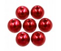 51 KORALIKI SZKLANE PERŁY PERŁA KULE 8mm 20szt