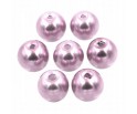 44 KORALIKI SZKLANE PERŁY PERŁA KULE 8mm 20szt