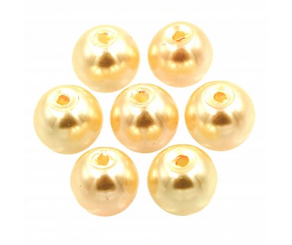 61 KORALIKI SZKLANE PERŁY PERŁA KULE 8mm 20szt