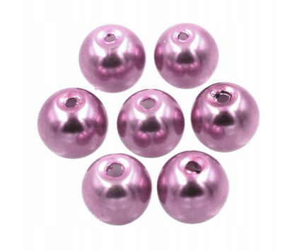 27 KORALIKI SZKLANE PERŁY PERŁA KULE 8mm 20szt