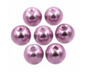 27 KORALIKI SZKLANE PERŁY PERŁA KULE 8mm 20szt