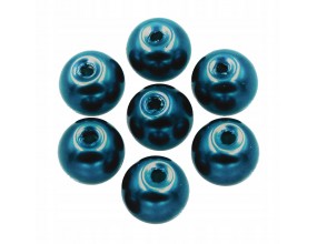 06 KORALIKI SZKLANE PERŁY PERŁA KULE 8mm 20szt