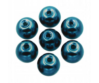 06 KORALIKI SZKLANE PERŁY PERŁA KULE 8mm 20szt