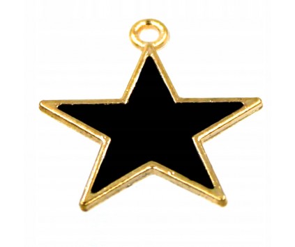 Zawieszka emaliowana GWIAZDKA charms 21x19 mm