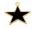 Zawieszka emaliowana GWIAZDKA charms 21x19 mm