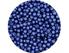 KORALIKI MROŻONE SZNUR 8mm SZKLANE 52szt mleczne
