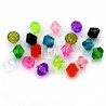 Koraliki Fasetowane Diamenciki mix 8mm 20szt