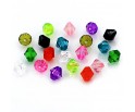 Koraliki Fasetowane Diamenciki mix 8mm 20szt