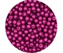 Koraliki perły szklane 4mm śliwkowe